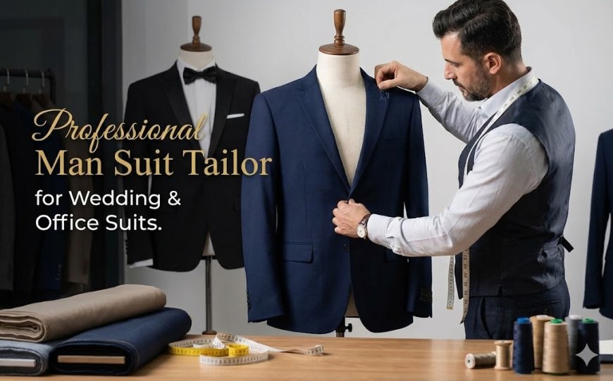 Professional Man Suit Tailor for Wedding & Office Suits