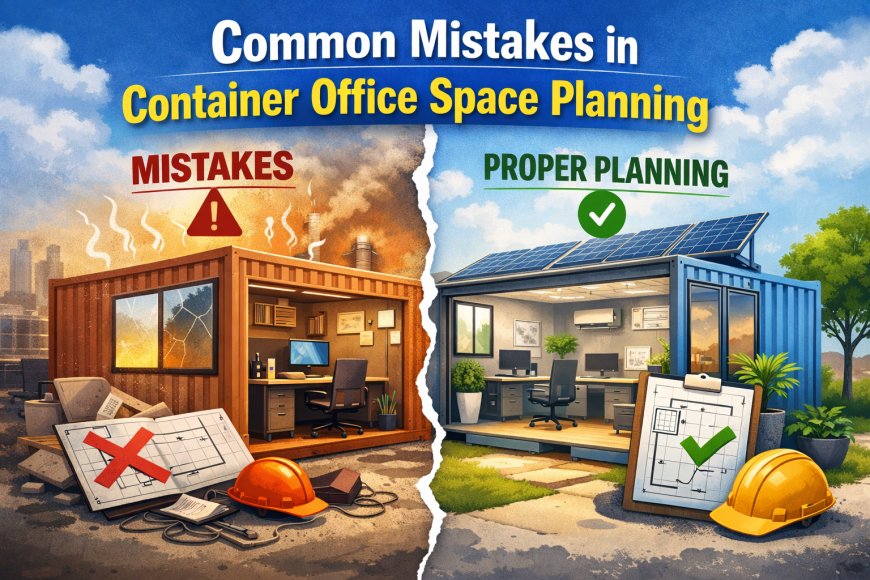 What Are Common Mistakes in Container Office Space Planning?