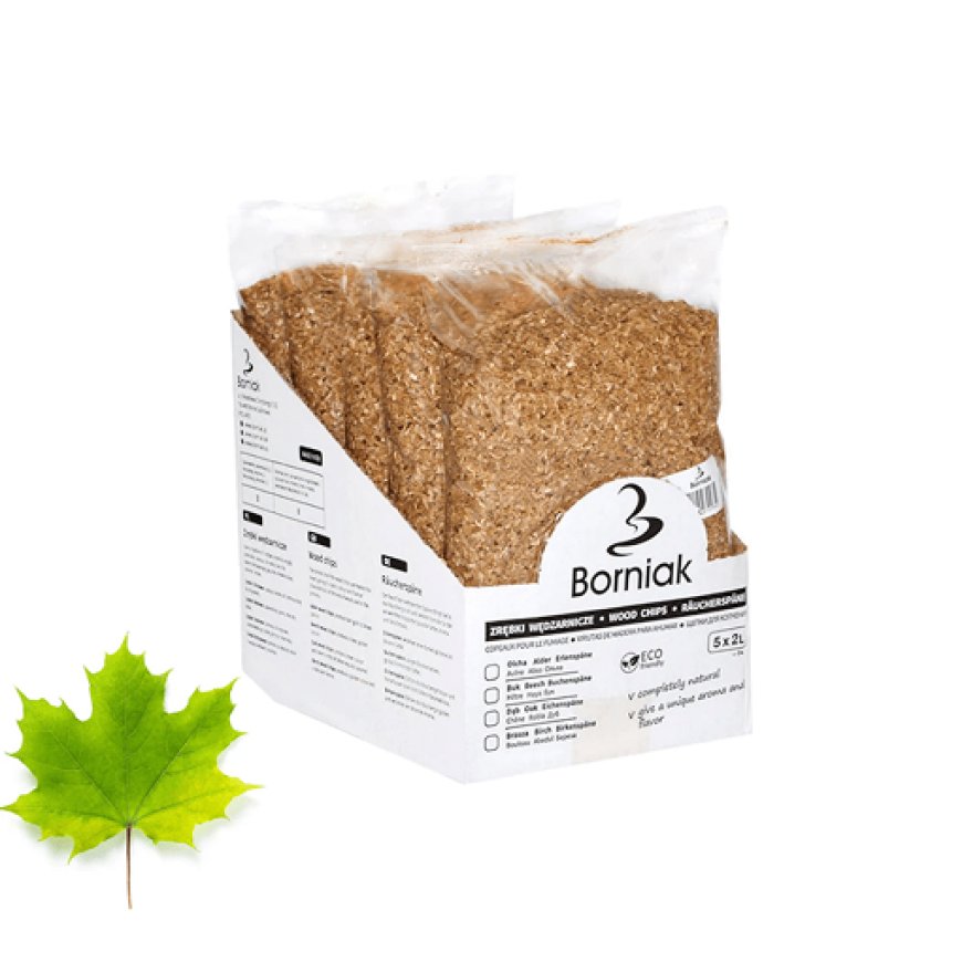 50L Maple Wood Smoking Chips (Rookmot Esdoorn): Clean Smoke for Perfect Flavor