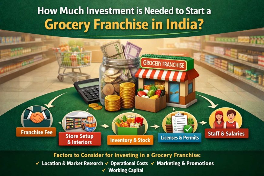How Much Investment is Needed to Start a Grocery Franchise in India?