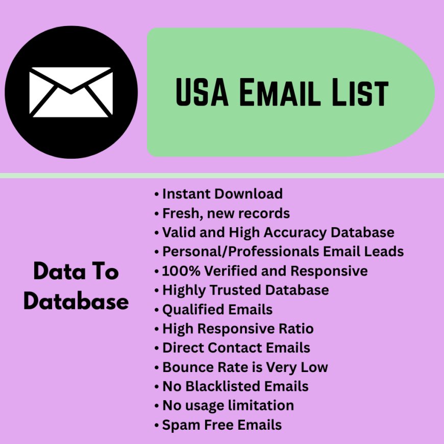 100K Active USA Email List For Online Marketing