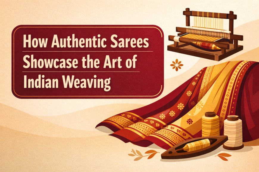 How Authentic Sarees Showcase the Art of Indian Weaving
